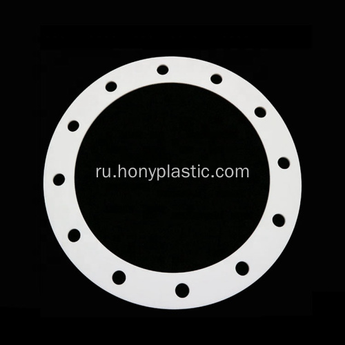Белое герметичное кольцо пластиковая прокладка фланца PTFE